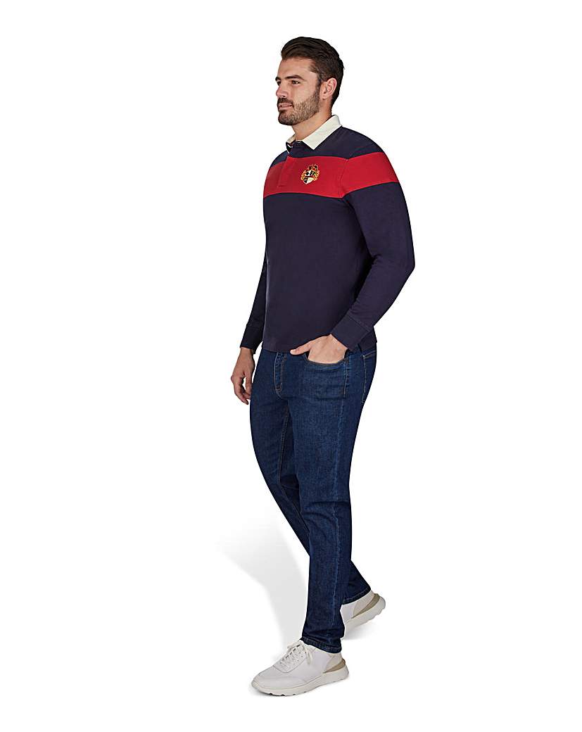 Raging Bull LS Chest Panel Rugby