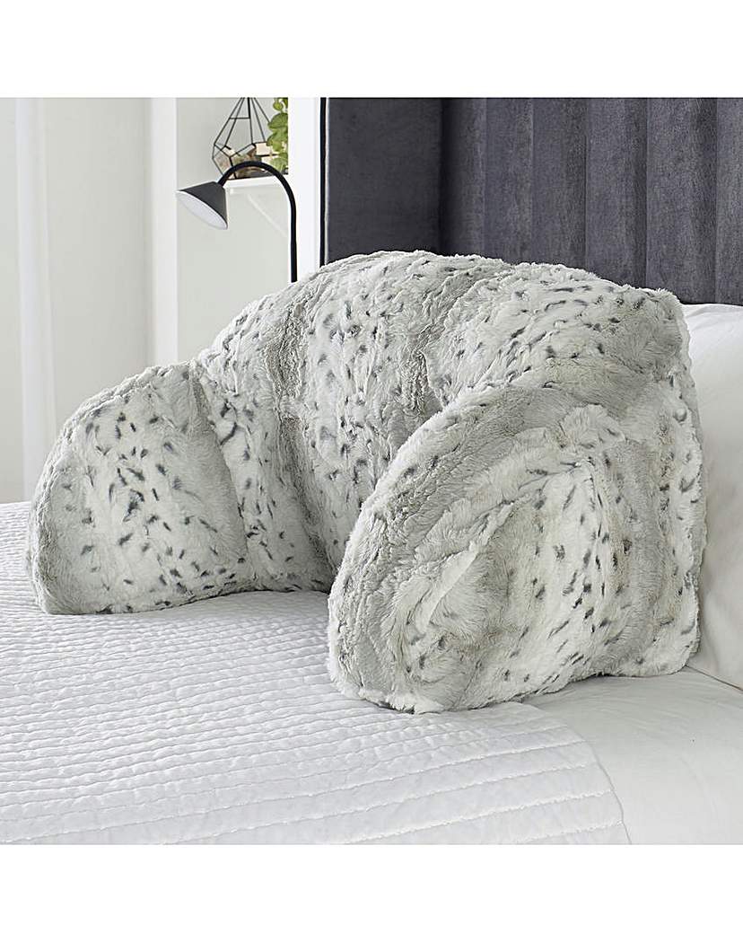 Snow Leopard Print Cuddle Cushion