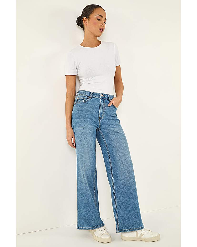 Roman Petite - Women's - Wide Leg Jeans - Size 18 - Denim