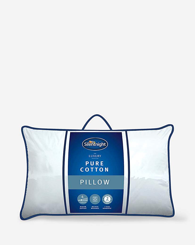 Image of Silentnight Pure Cotton Pillow Pair