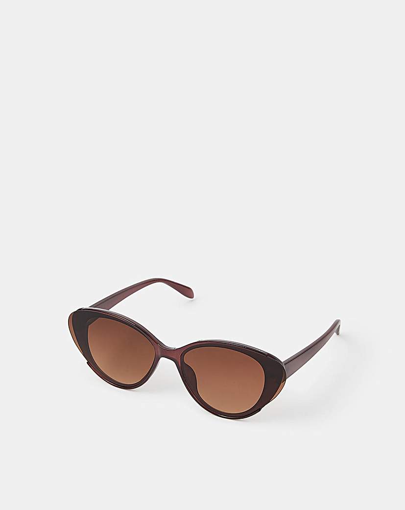 Accessorize Oval Cat Eye Sunglasses