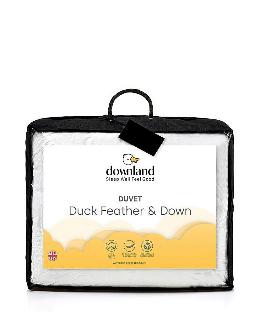 Duck Feather & Down 10.5 Tog Duvet - White