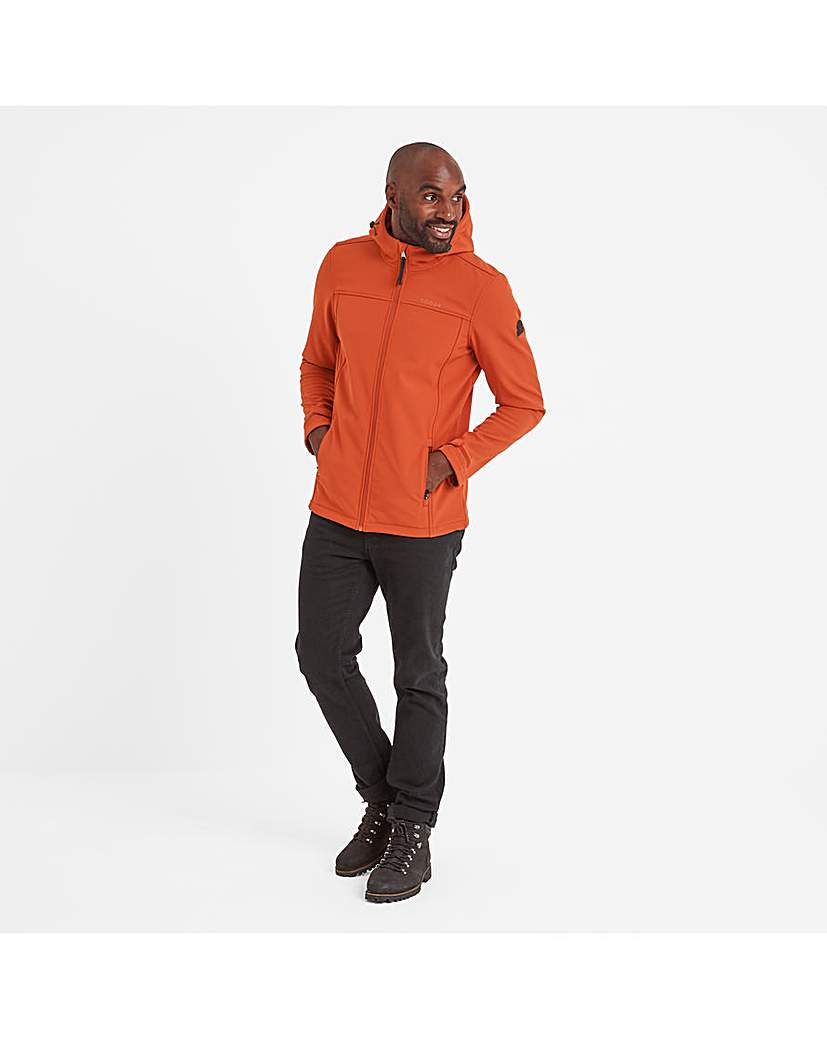 Tog24 Feizor Mens Hooded Softshell Burnt Orange …