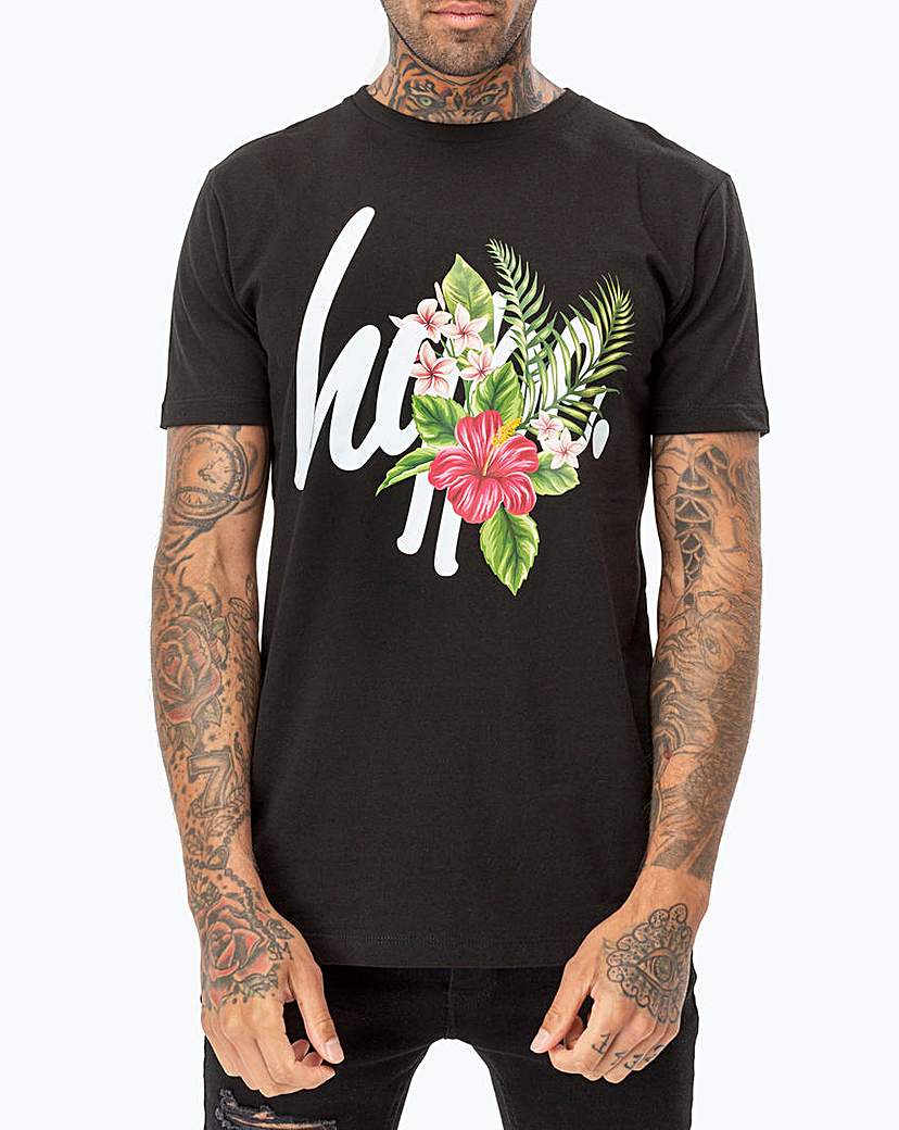 Image of Hype Hawaiian Script T-Shirt Long