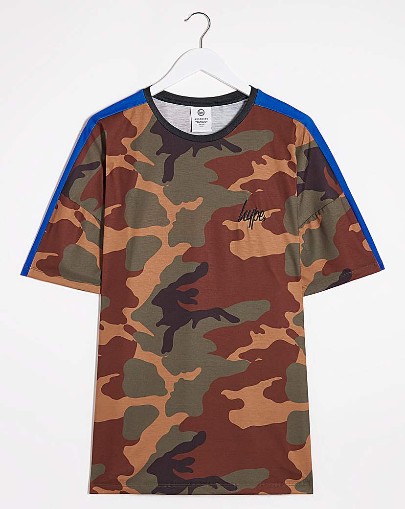 Image of Hype Northern Camo T-Shirt Long