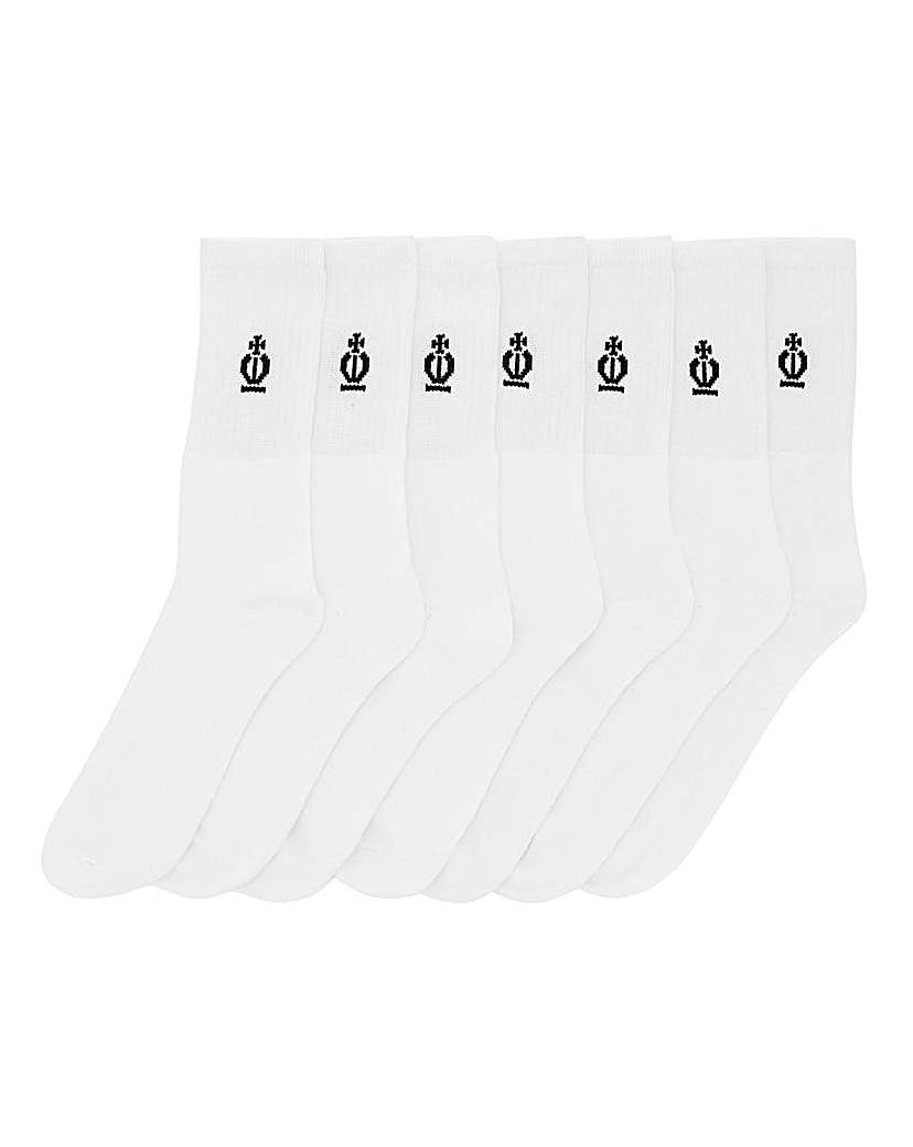Image of Jeff Banks 7 Pack Sports Socks