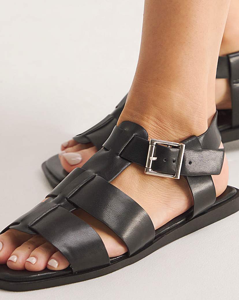 Fisherman Flat Sandal Wide