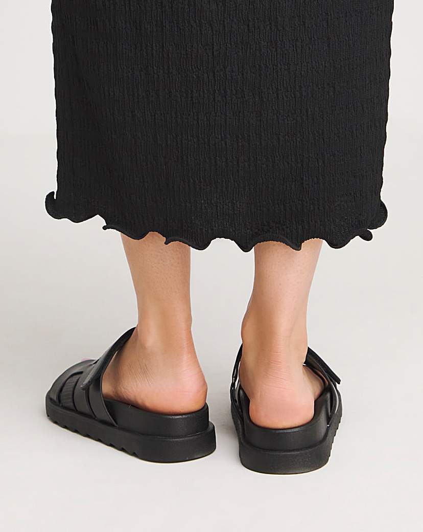 Woven Touch and Close Sandal Wide