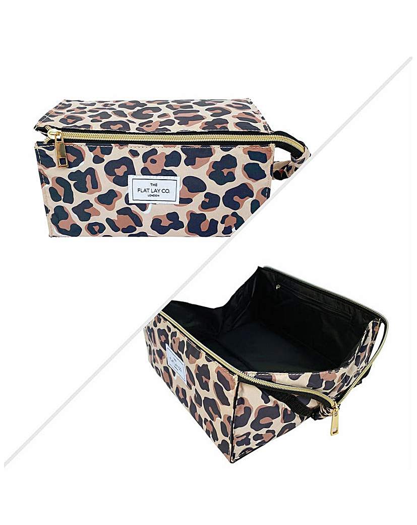 Makeup Box Bag - Leopard