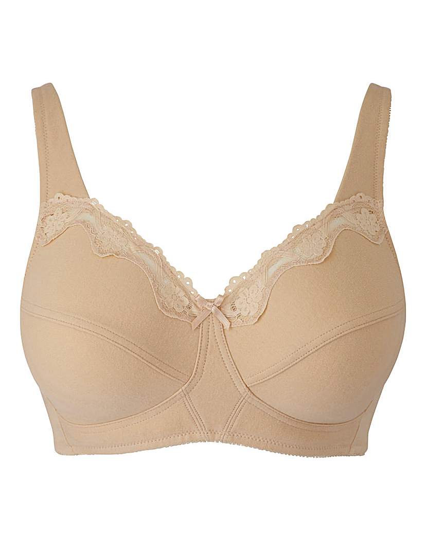 Sarah Full Cup Non Wired Natural Bra | Nvine