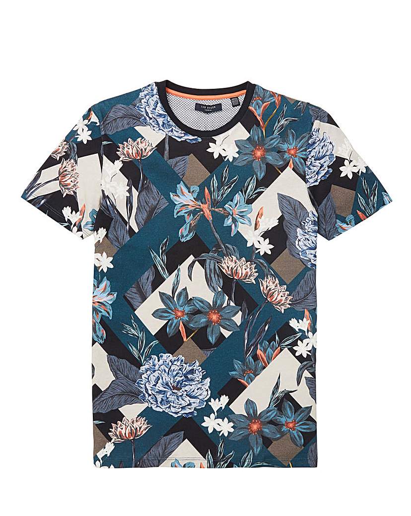 Image of Ted Baker Tall All Over Printed T-Shirt