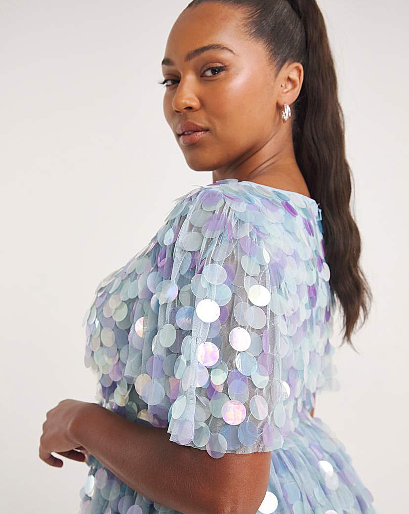 Maya Curve Wrap Front Floral Dress