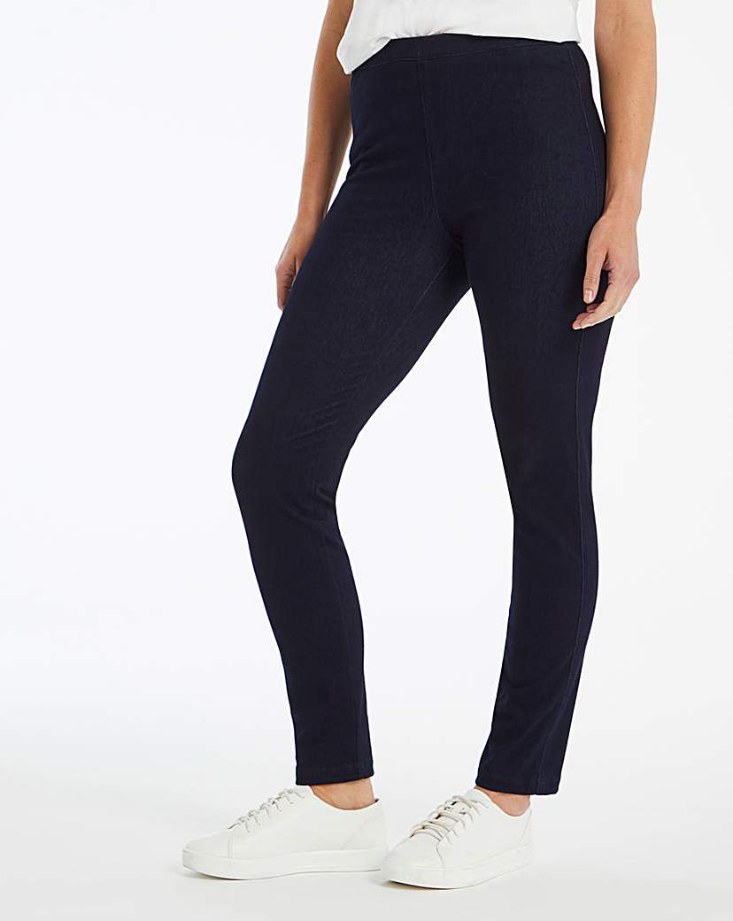 Jersey Denim Slim Leg Jeggings