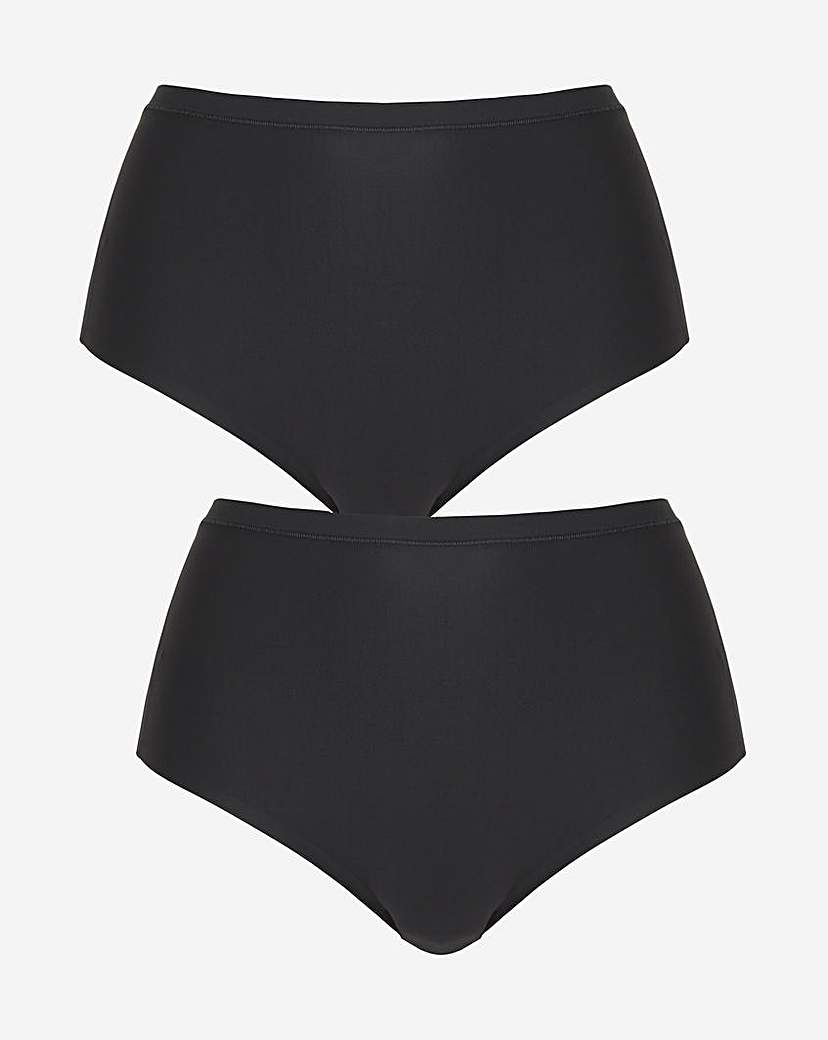 Triumph 2Pk Smart Micro Maxi Brief Blk