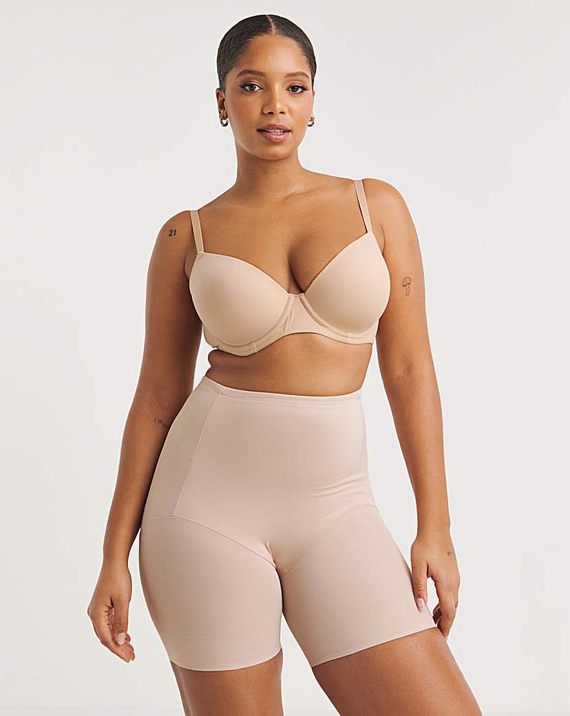 Naomi&Nicole Waistline Bike Pant Beige