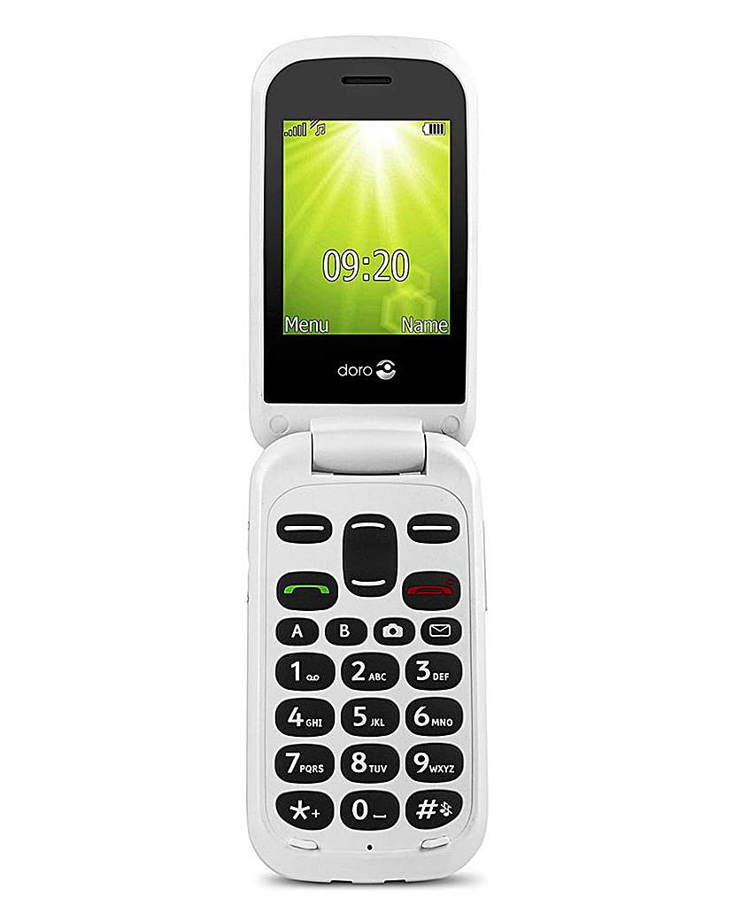 Doro 2404 SIM Free Mobile Phone - White