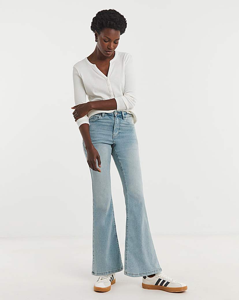 High Waist Super Soft Bootcut Jean