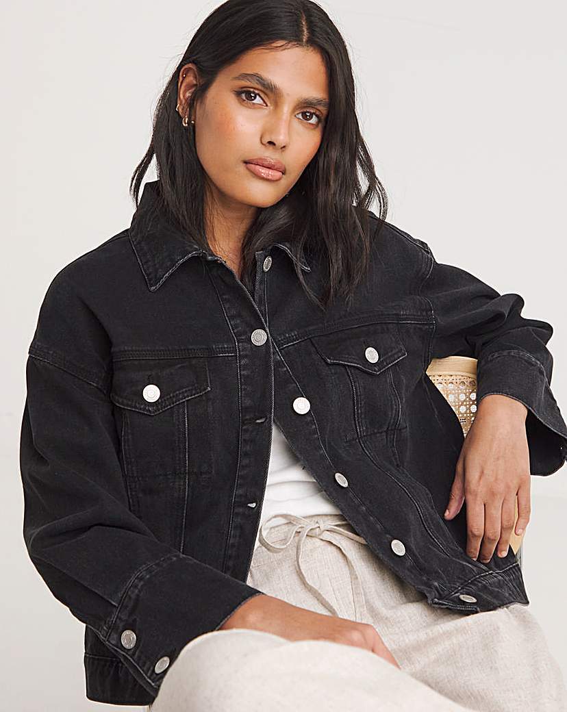 Oversized Trucker Denim Jacket