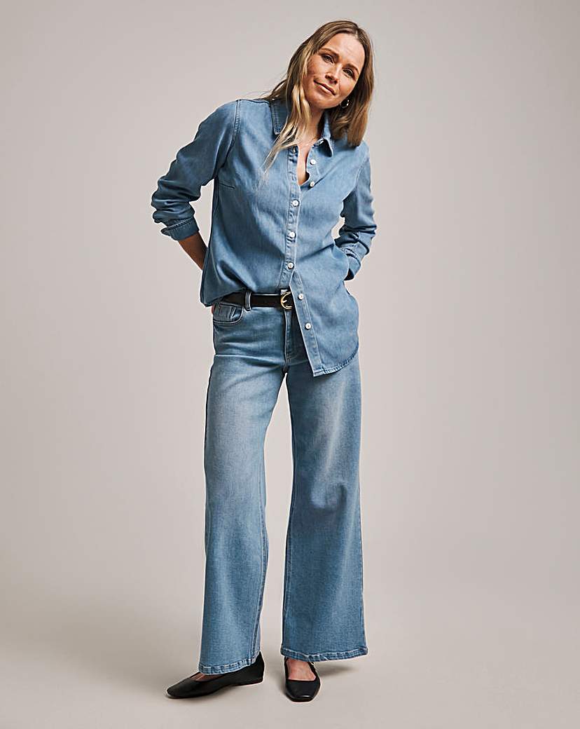 Anthology Light Blue Wide Leg Jeans