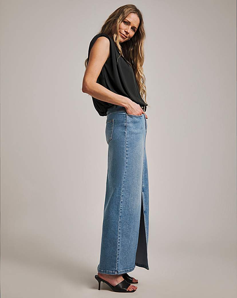 Anthology Light Blue Maxi Skirt