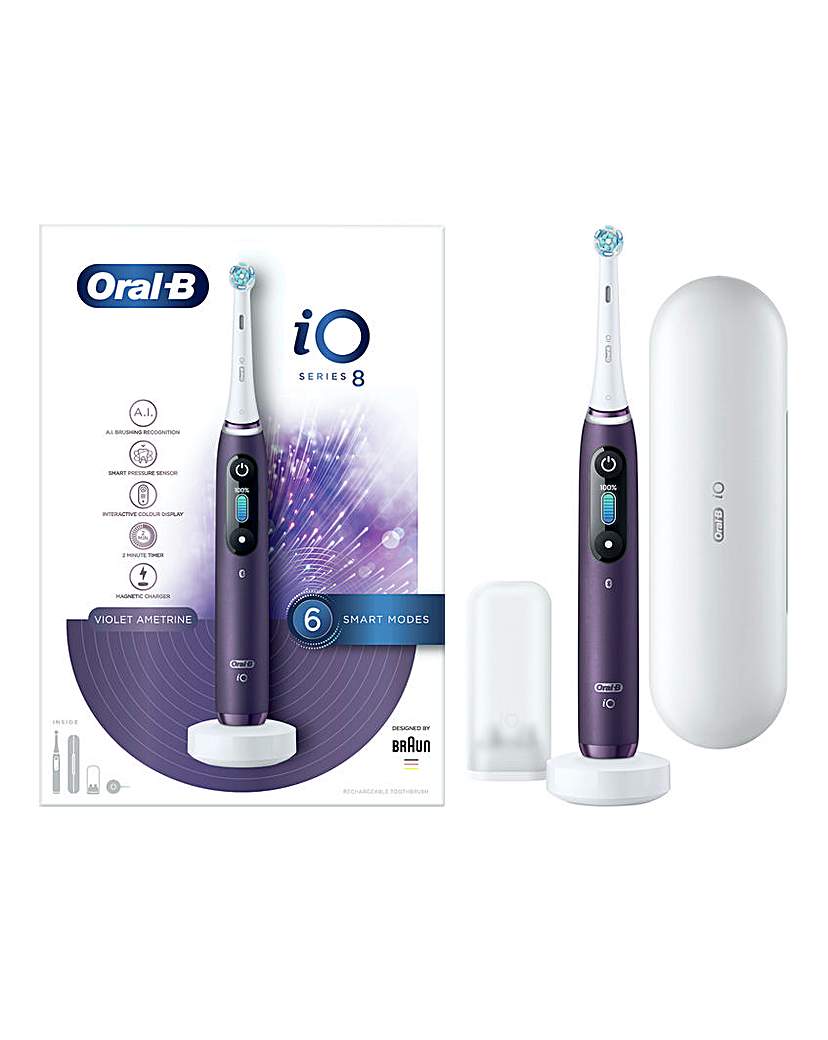 Oral-B iO8 Electric Toothbrush Voilet