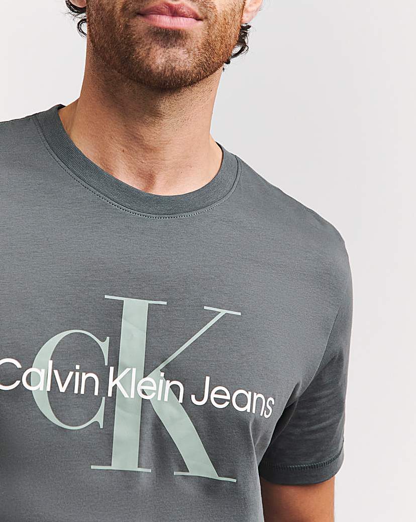 CK Jeans Large Logo Grey T-shirt