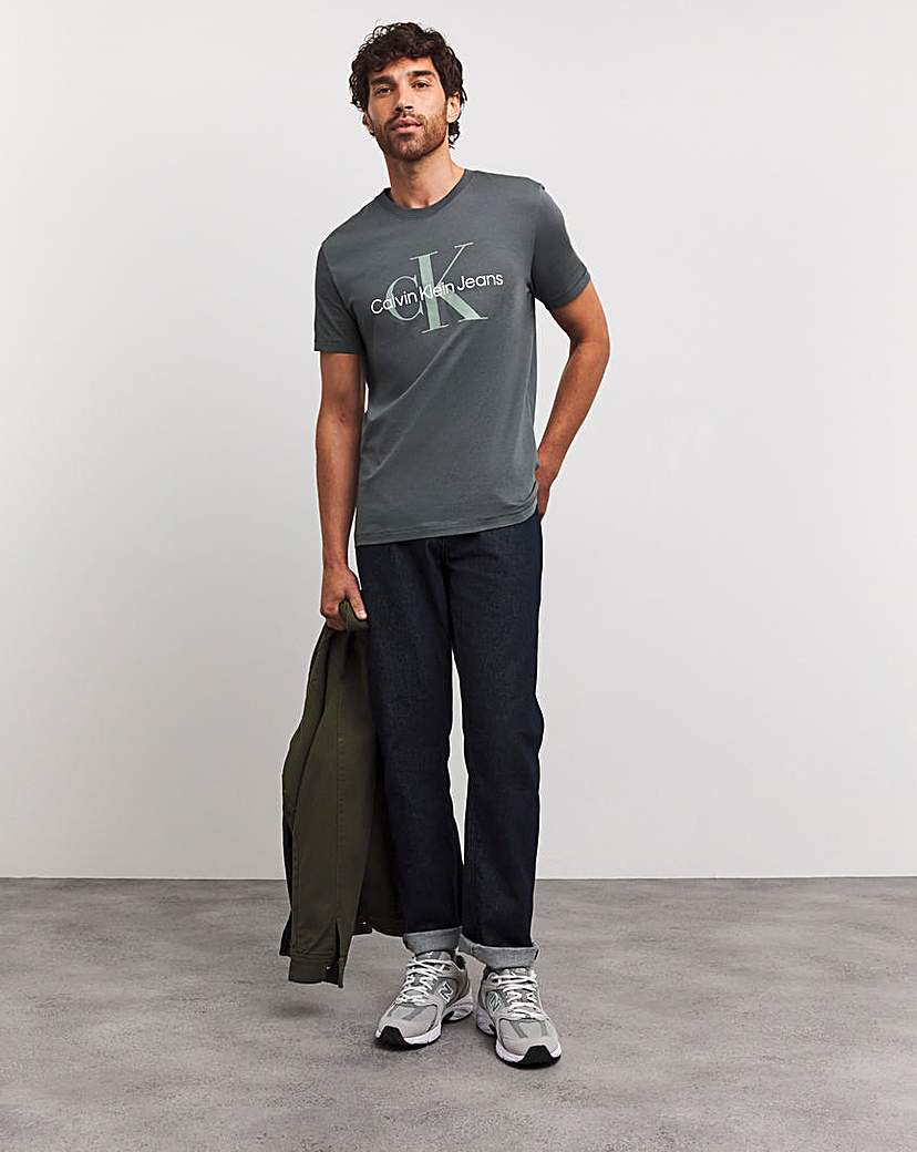 CK Jeans Large Logo Grey T-shirt
