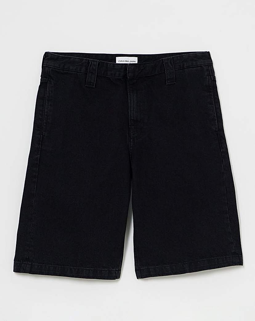 Calvin Klein Jeans Black Denim Shorts