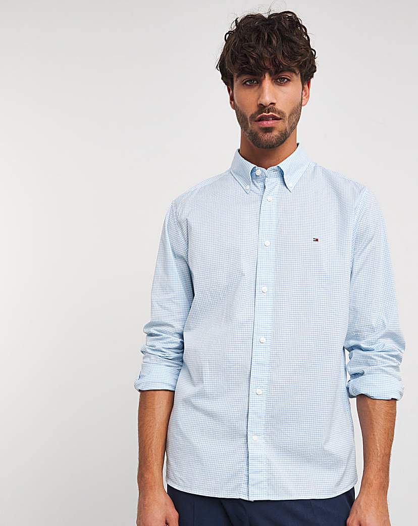 Tommy Hilfiger Blue Stripe Flex Shirt