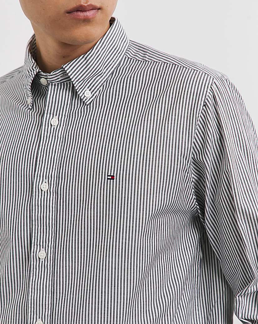 Tommy Hilifiger Navy Easy Stripe Shirt