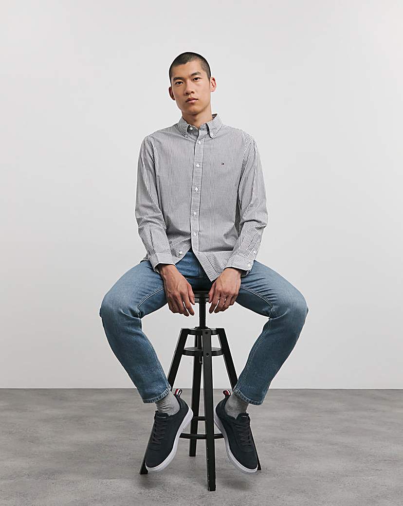 Tommy Hilifiger Navy Easy Stripe Shirt