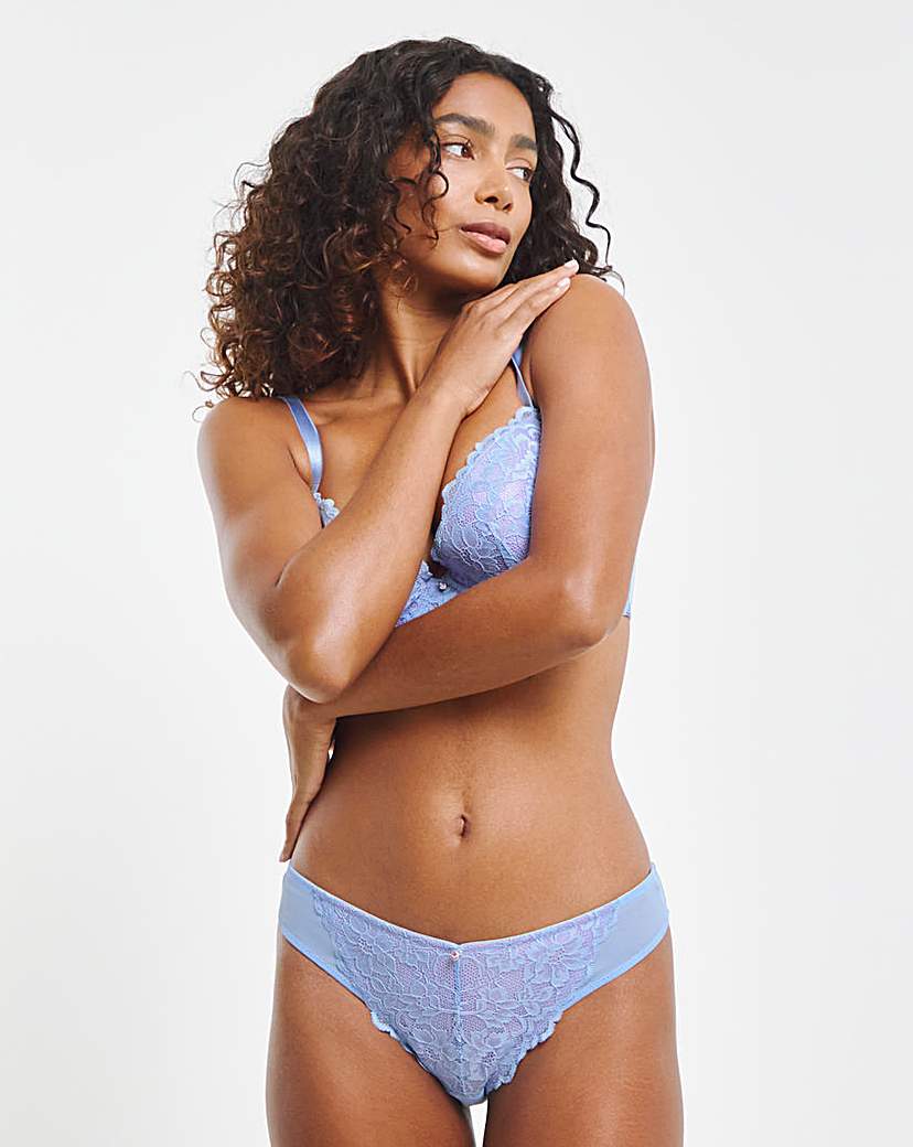 New In - Ann Summers Sexy Lace Brazilian Blue