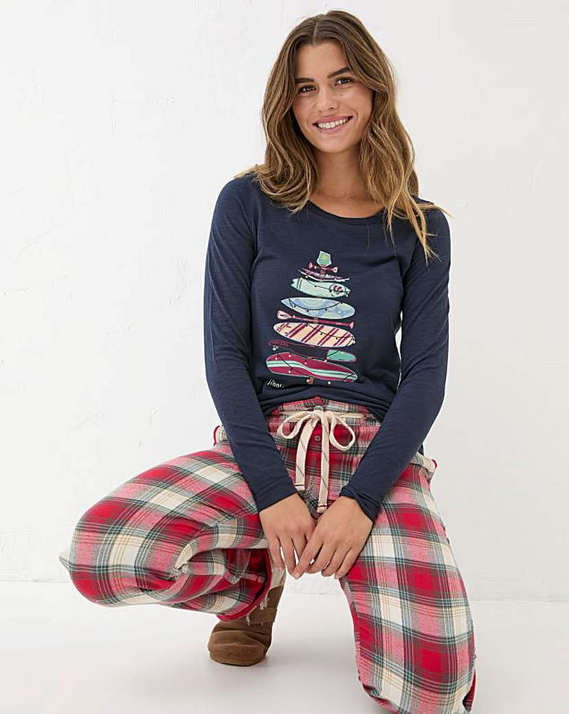 Fatface Surfboard Pyjama Top