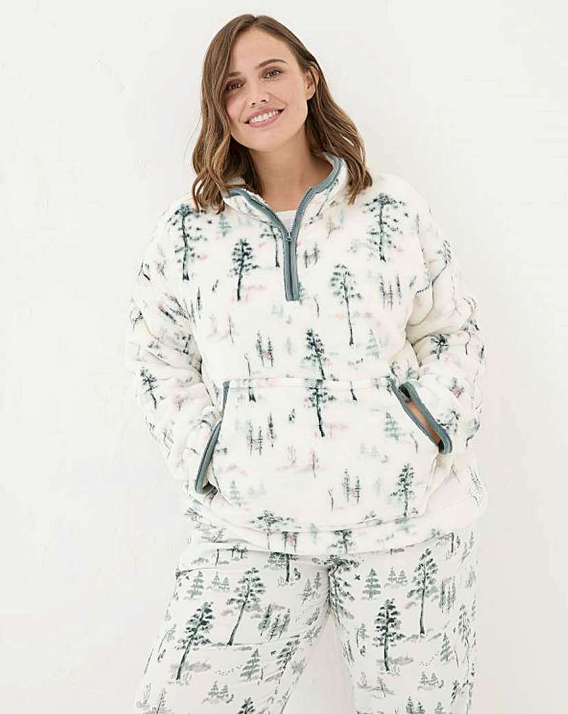 Fatface Tree Print Snuggle Top