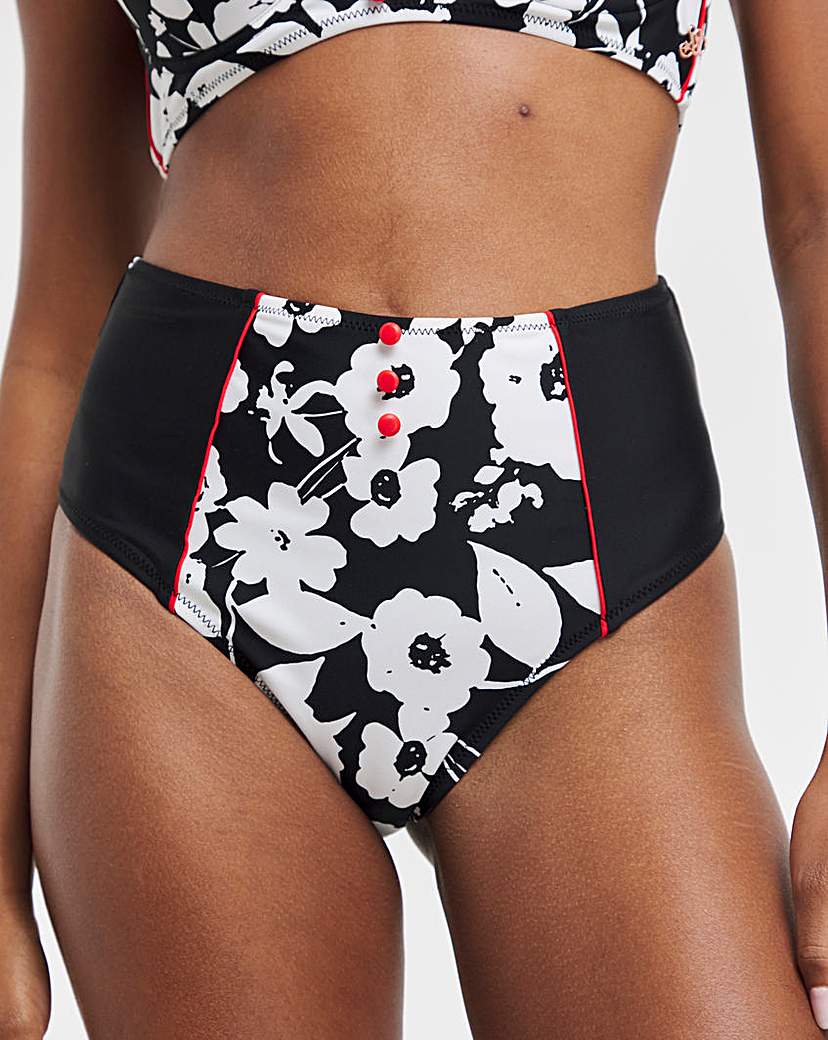 Joe Browns Mono Print Bikini Brief