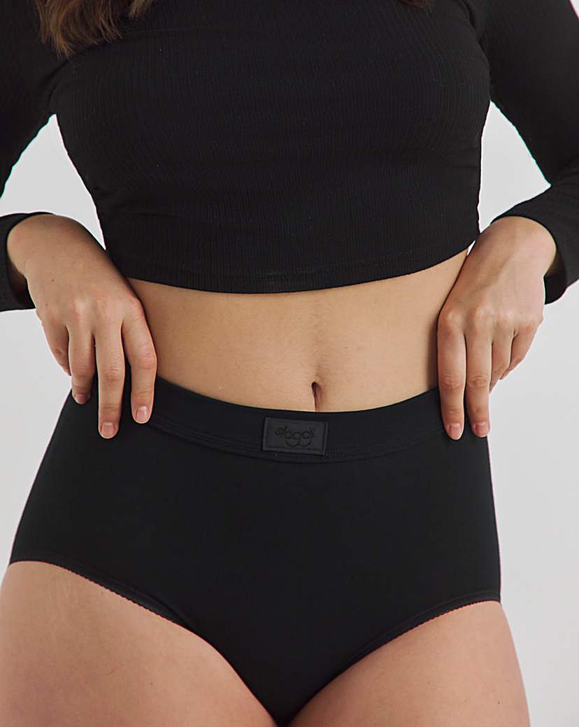 Sloggi 2Pk Comfort Maxi Knicker Black