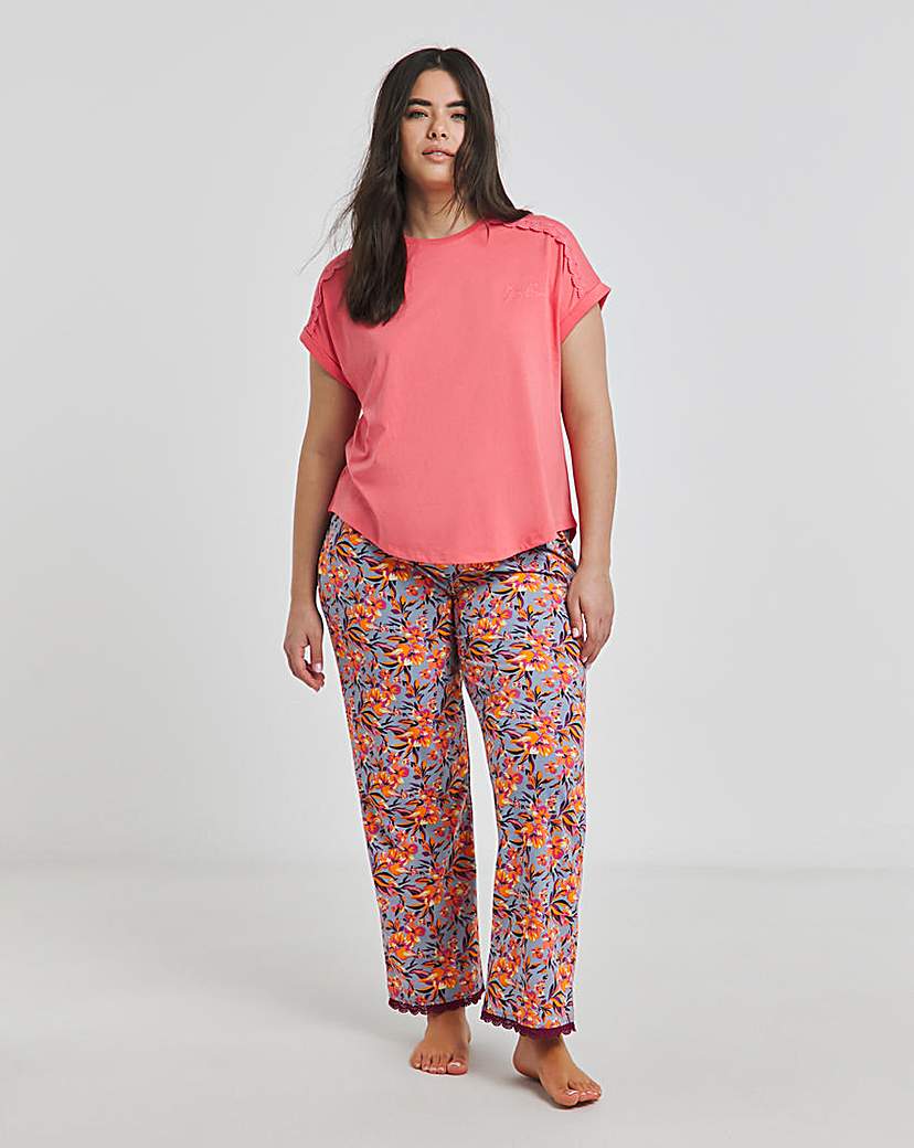 Joe Browns Pyjama Set Tropical Print