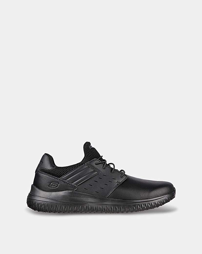 Skechers Leather Delson 3.0 Ezra Trainer