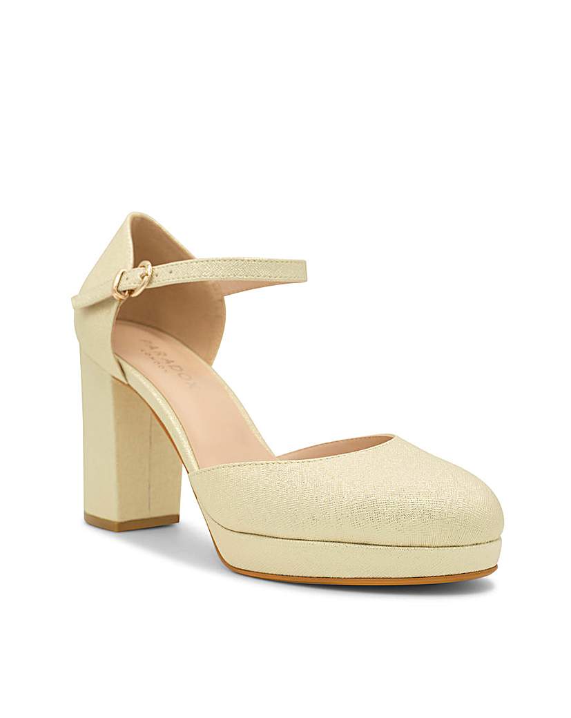 Paradox London Rory Block Platform Heel