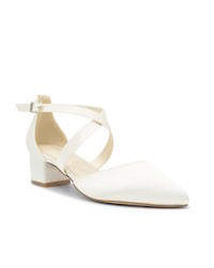 Paradox London Blanche Wide Bridal Heel