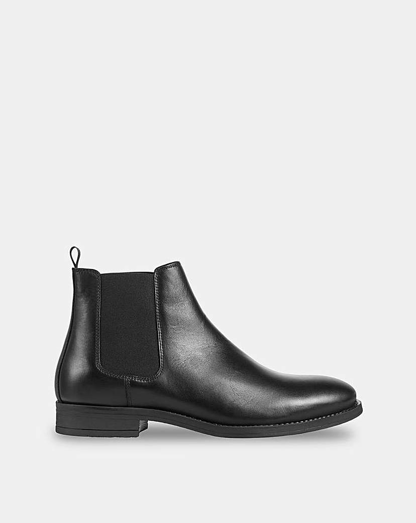 Jack & Jones Wargo Leather Chelsea Boot