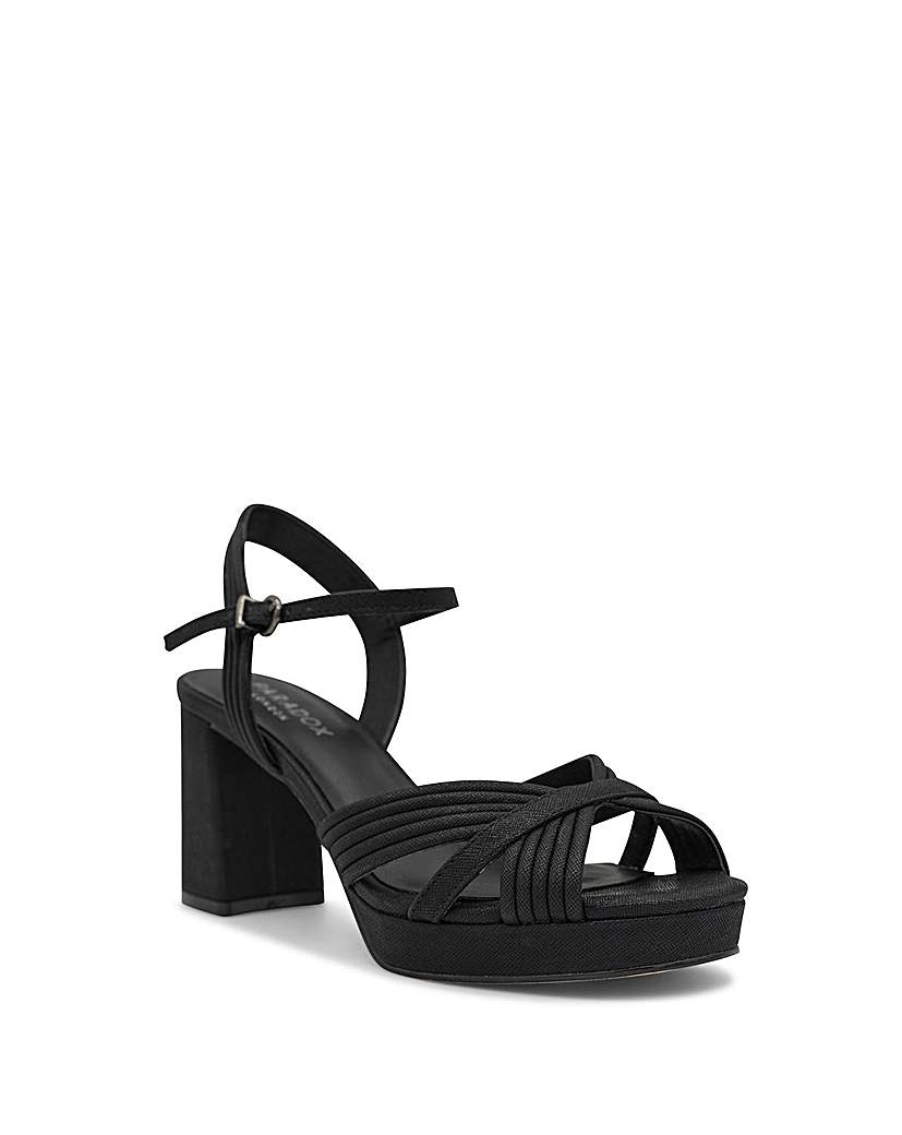 New In - Paradox London Lagunas Block Heel Sandal