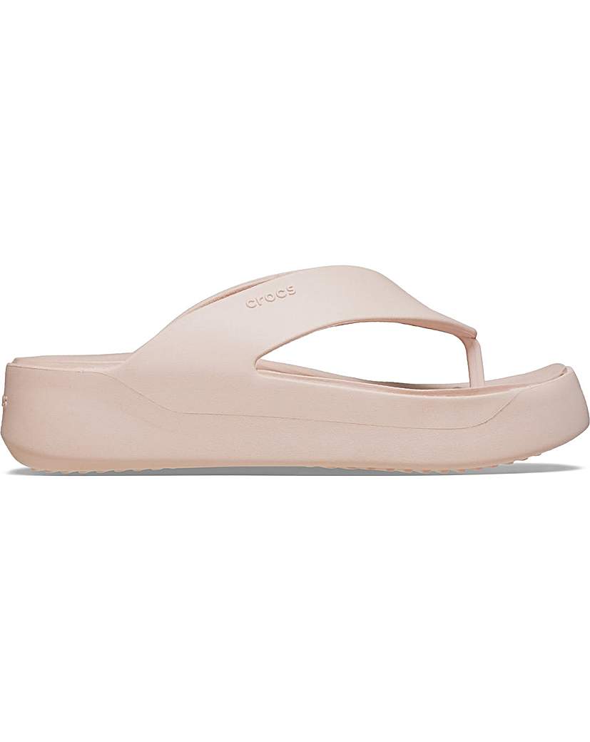 Crocs Getaway Platform Flip Sandals - Quartz