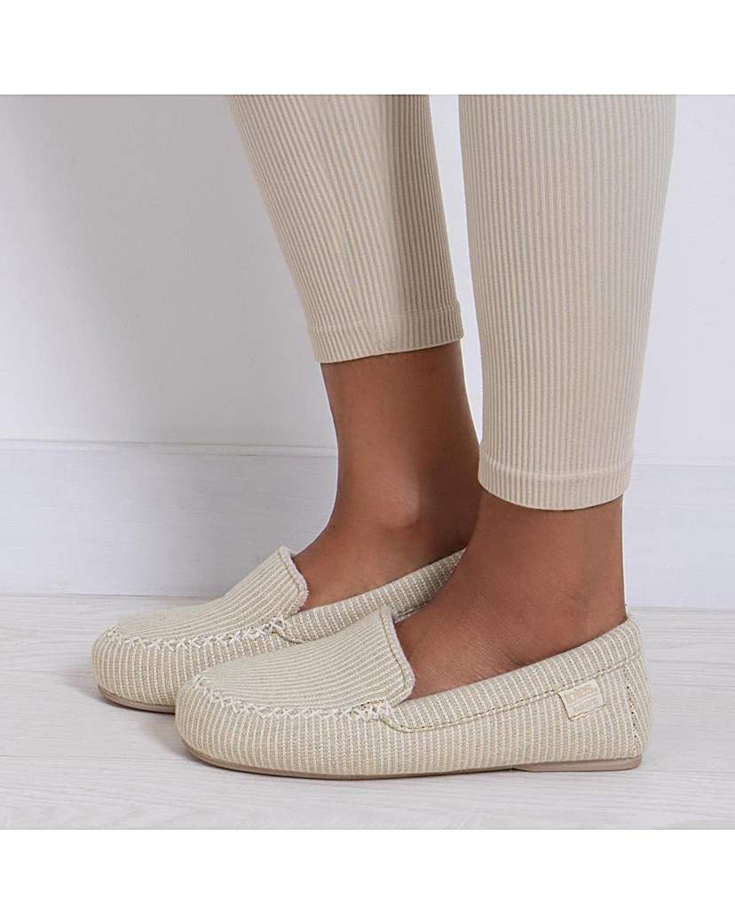 isotoner Ladies Textured Moccasins