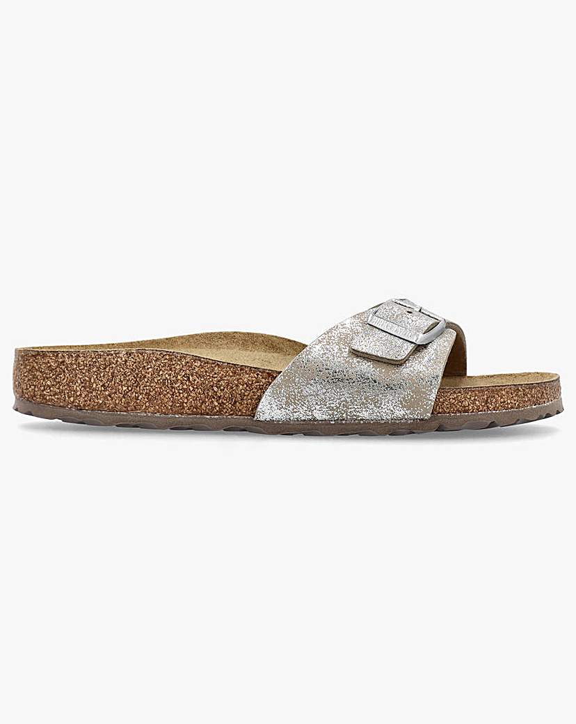 Birkenstock Madrid Washed Metallic Mules