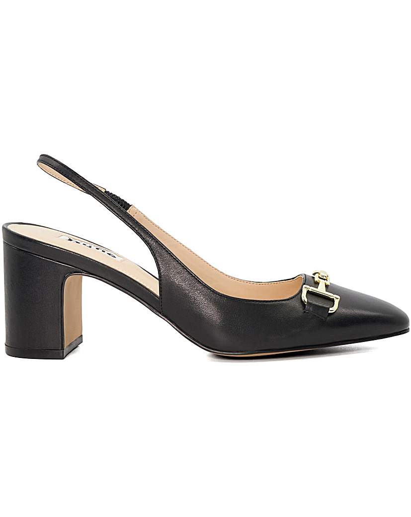 Dune Detailed Court Shoes - Black