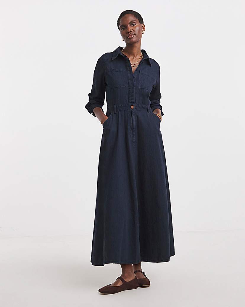 New In - Cotton Rich A Line Dress