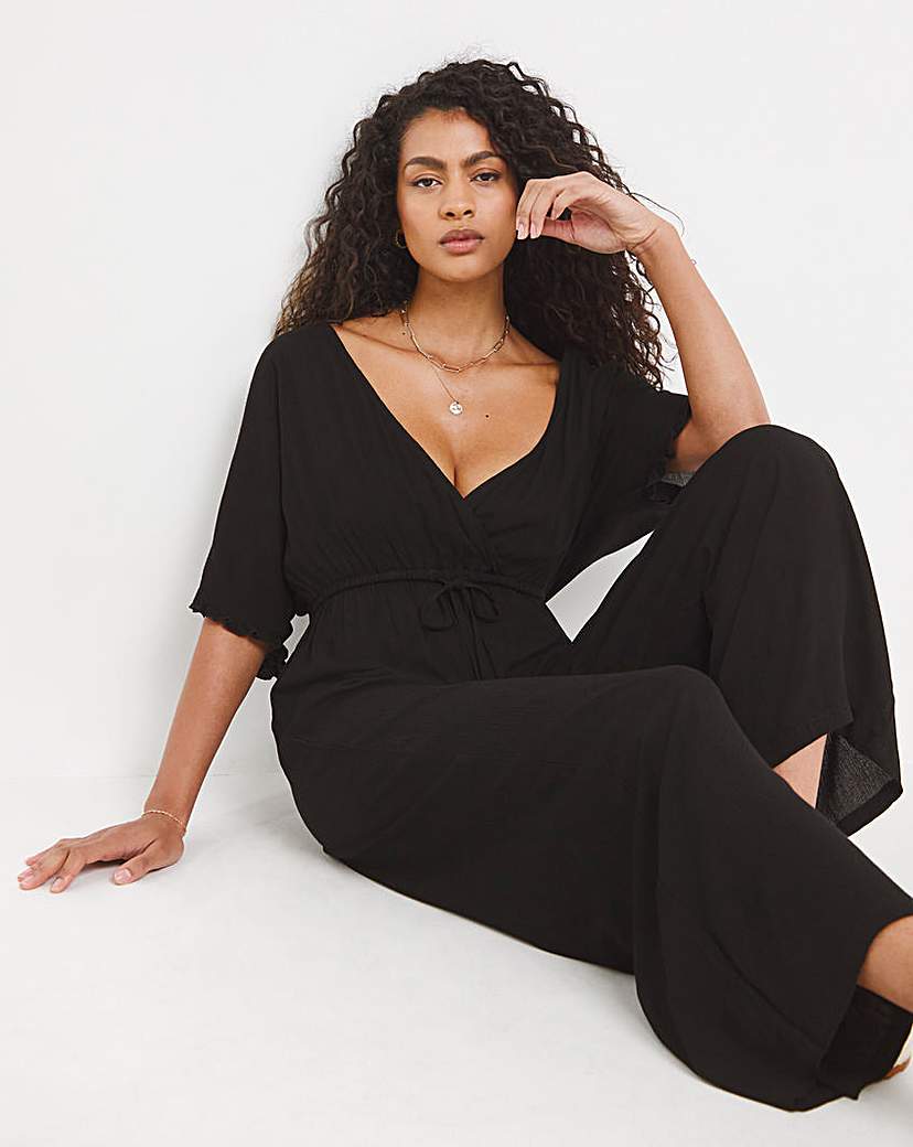 JD Williams Dark Tropics Beach Jumpsuit