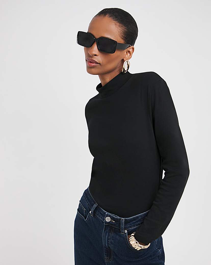 Turtle Neck Long Sleeve Top