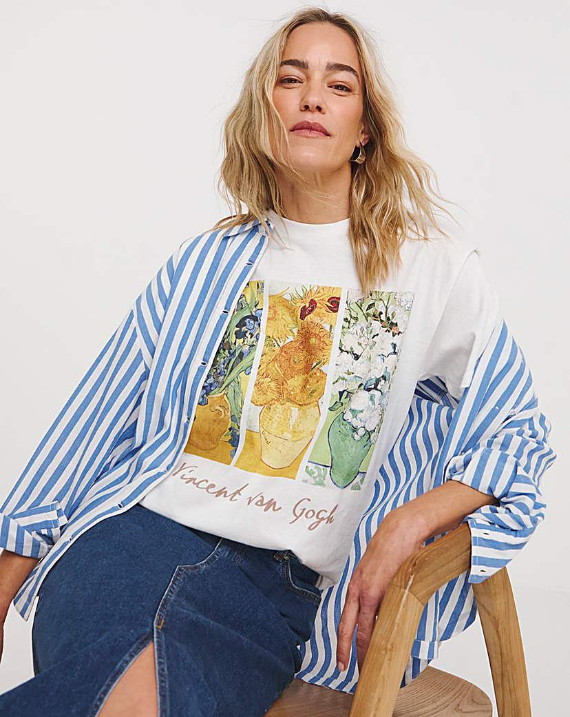 Van Gogh Floral Graphic T-Shirt